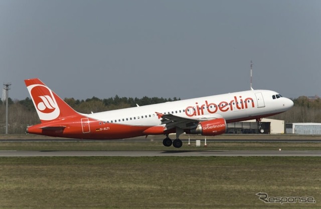 エアベルリンのエアバスA320型機