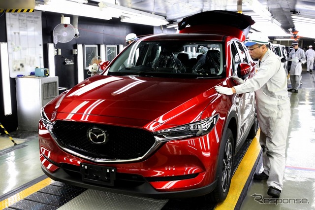 新型CX-5 量産第一号車（日本仕様車）