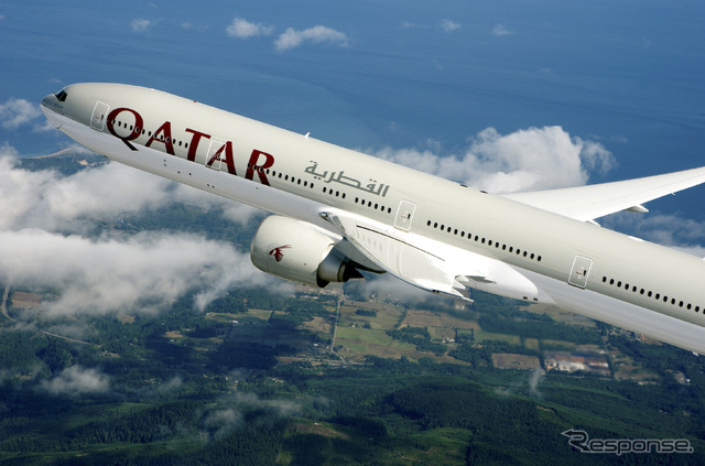 カタール航空777-300ER　《写真提供：oneworld》