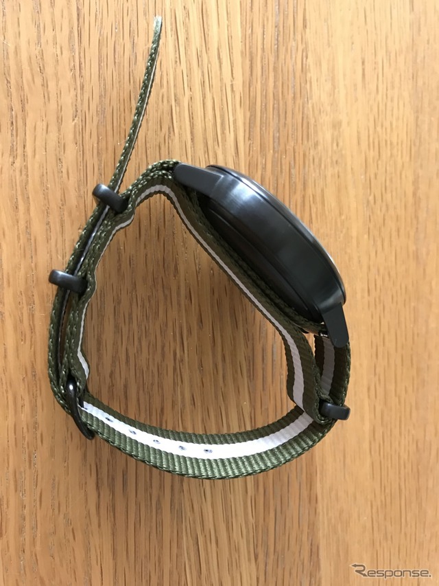 ナイロンバンドはかなり長めなので必要に応じてカットして、ほつれないように加熱処理するといい