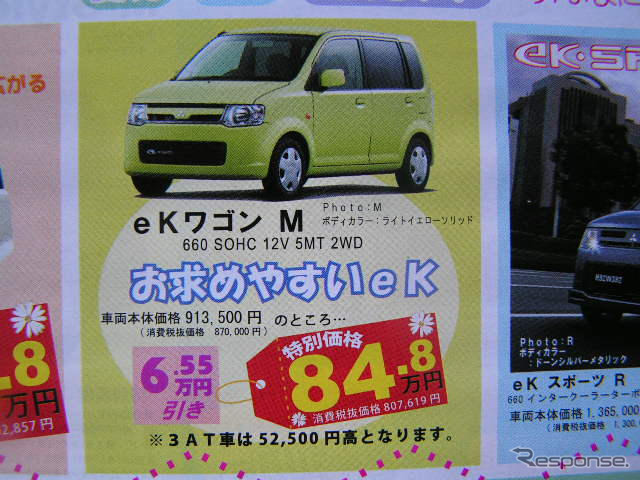 春の陽気に誘われて値引き!! …軽自動車