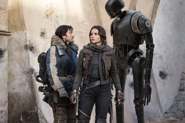 「元帝国軍の警備ドロイド」K-2SO(C)2016 Lucasfilm Ltd. All Rights Reserved.