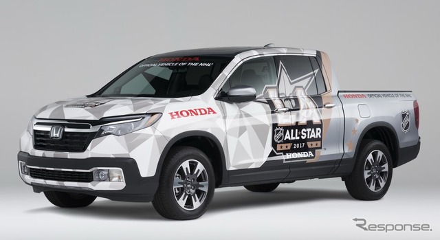 新型ホンダリッジラインのNHLオールスター仕様車