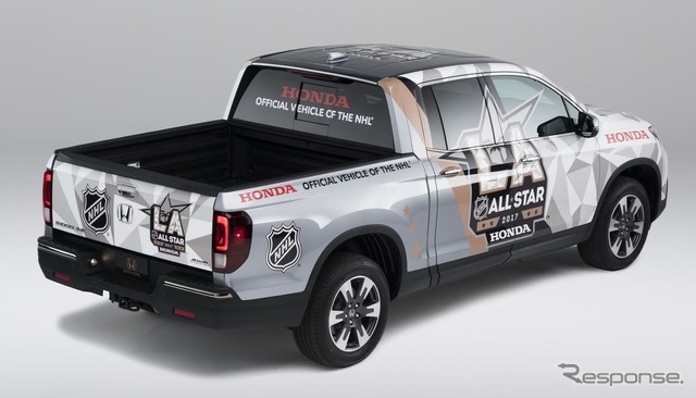 新型ホンダリッジラインのNHLオールスター仕様車