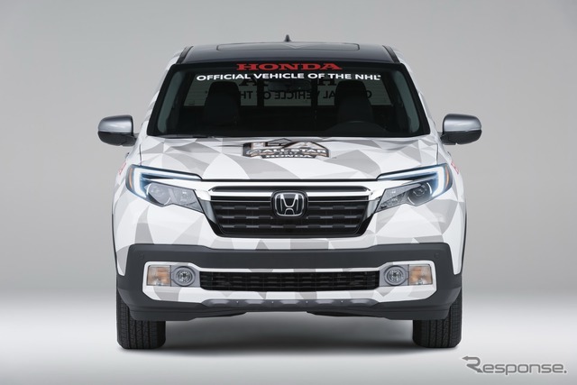 新型ホンダリッジラインのNHLオールスター仕様車
