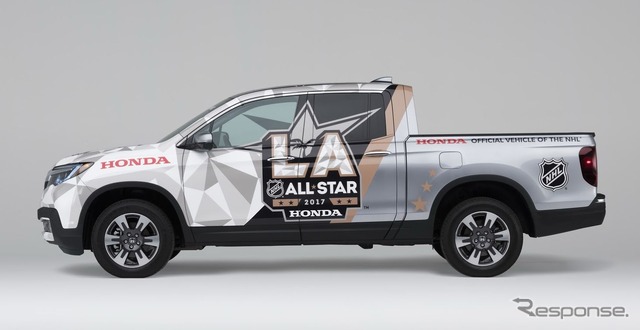 新型ホンダリッジラインのNHLオールスター仕様車