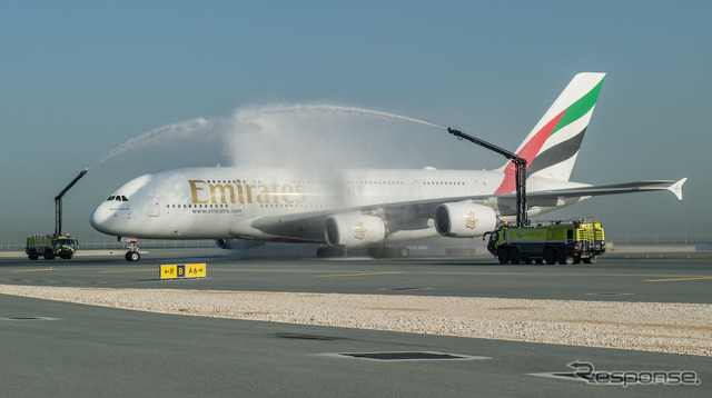 エミレーツ航空、ドバイ=ドーハ線に超大型機A380を投入
