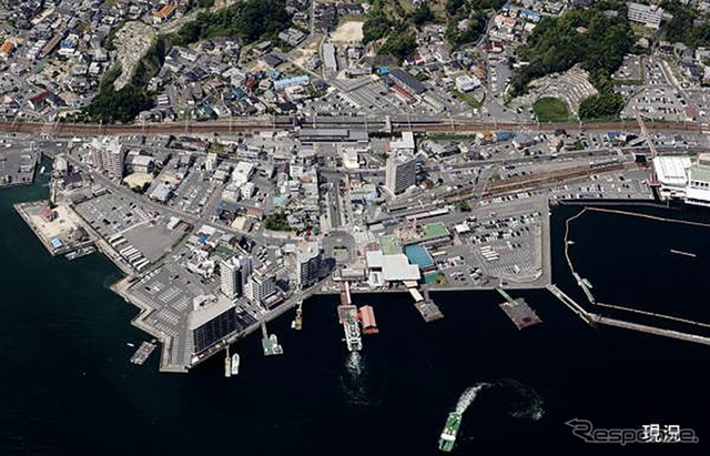 厳島港宮島口地区港湾整備事業（現況）