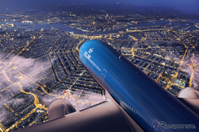 KLMオランダ航空のボーイング787-900 source: KLM