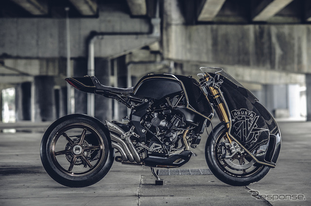 ROUGH CRAFTS『Ballistic Trident』、ベースモデルはMVアグスタ『ブルターレ800RR』。