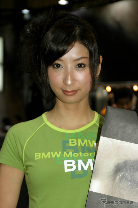 【東京モーターサイクルショー07】コンパニオン写真蔵…その18・ BMW