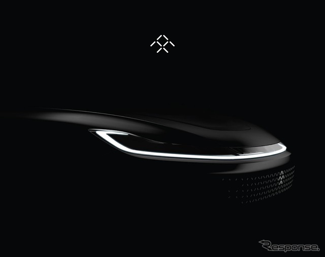 ファラデー・フューチャーの新型EVの予告イメージ