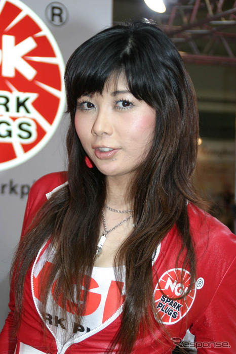 【東京モーターサイクルショー07】コンパニオン写真蔵…その20・NGK