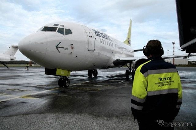 エア・バルティックの737　Credits: Bombardier