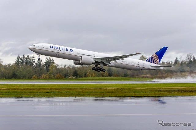 ユナイテッド航空のボーイング777-300ER