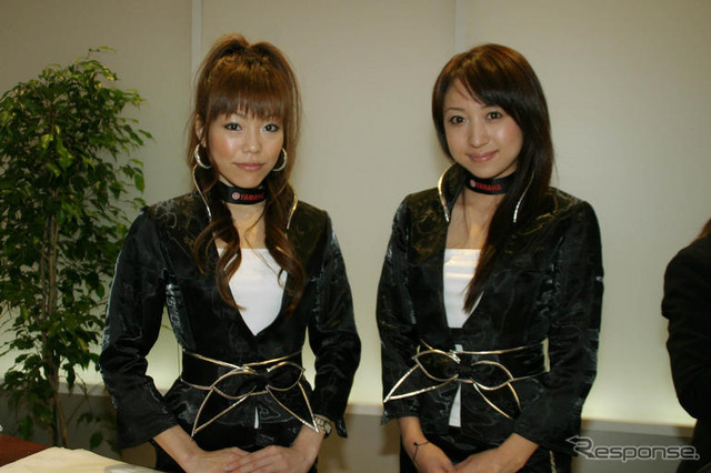 【東京モーターサイクルショー07】コンパニオン写真蔵…その22・ワイズギア&ヤマハ