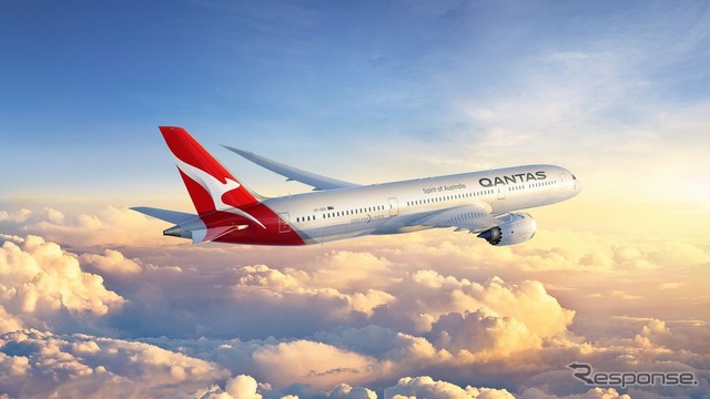 カンタス航空のボーイング787型機