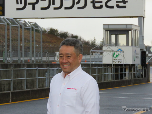 ホンダの山本モータースポーツ部長。