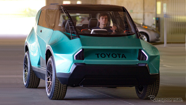 写真は、トヨタと米国クレムソン大学の国際自動車研究センターの学生が、共同開発したコンセプトカーのuBox。4月に発表。