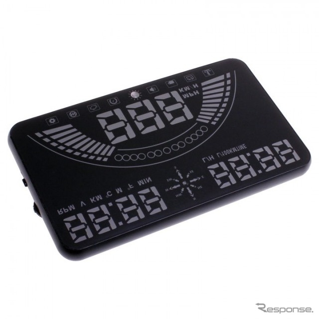OBD II&GPS対応車載スタンド付ヘッドアップディスプレイ