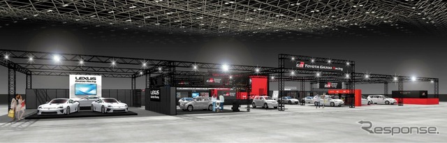 トヨタGAZOOレーシング ブースイメージ
