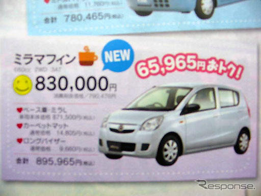【明日の値引き情報】ダイハツの軽自動車が全国的に安い!!