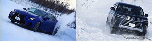 LEXUS AMAZING EXPERIENCE The 7th DRIVING LESSON -snow program-（イメージ）