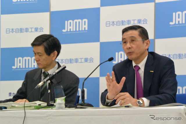 日本自動車工業会 定例会長会見