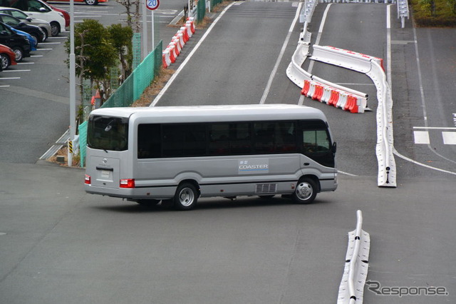 トヨタ自動車 新型コースター 発表会