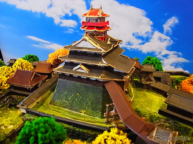 安土城(「お城EXPO」12月23~25日、パシフィコ横浜)