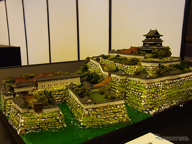 丸岡城(「お城EXPO」12月23~25日、パシフィコ横浜)