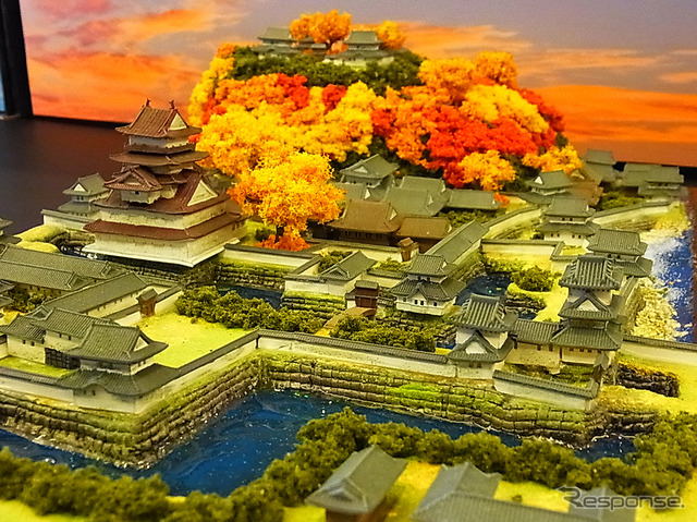 萩城(「お城EXPO」12月23~25日、パシフィコ横浜)