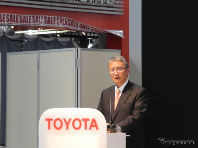 トヨタ自動車の増井敬二専務役員　《撮影　山田清志》　
