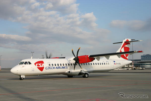チェコ航空のATR72