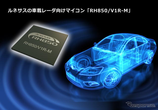 ルネサスの車載レーダ向けマイコン「RH850/V1R-M」