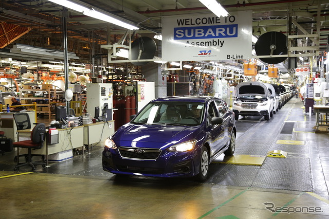 米工場での生産が始まったインプレッサ