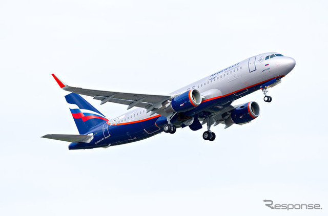 アエロフロートのエアバスA320 (c) AIRBUS - photo by master films / P. Pigeyre