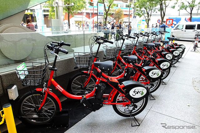 ドコモ・バイクシェア(東京丸の内の「ちよくる」)