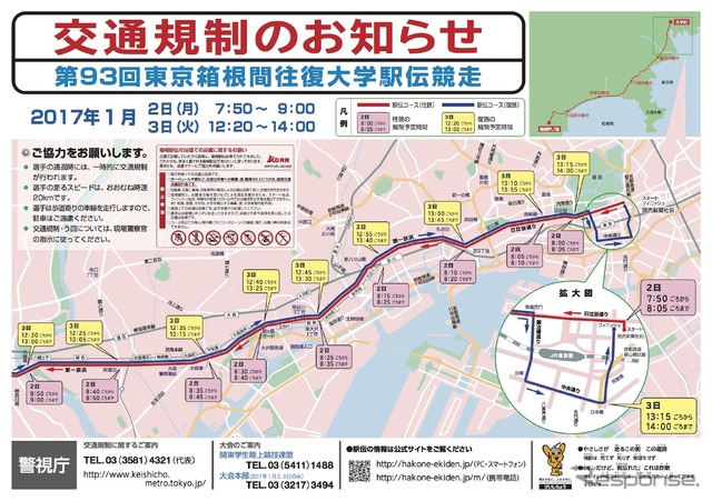 東京都内の交通規制