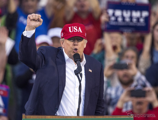 米大統領に就任するトランプ氏　(c) Getty Images