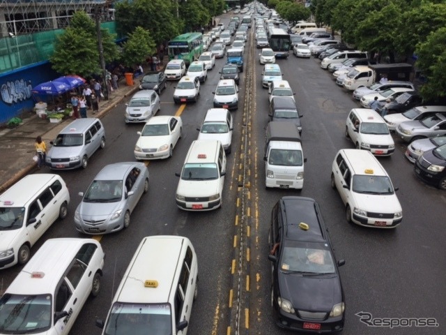 市内の渋滞