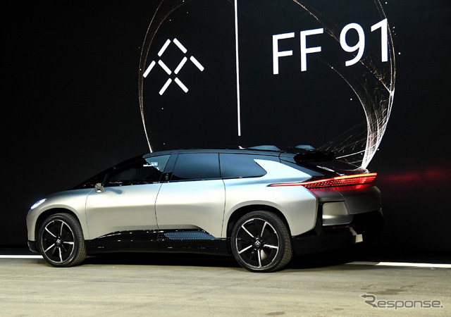 ファラデー・フューチャー FF91（CES 2017）　(c) Getty Images