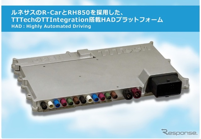 自動運転の量産向け開発を加速するソフトウェア搭載「HAD(高度自動運転)プラットフォーム」