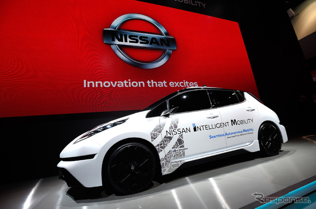 日産リーフ（CES 2017）　(c) Getty Images