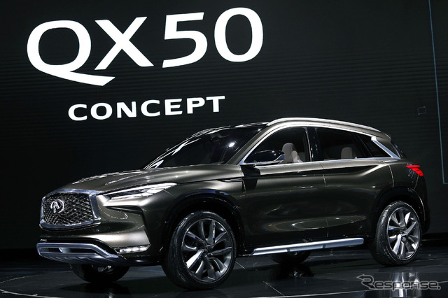インフィニティQX50コンセプト(デトロイトモーターショー2017) (c) Getty Images