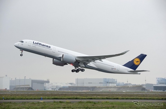 ルフトハンザに納入されたA350-900型機