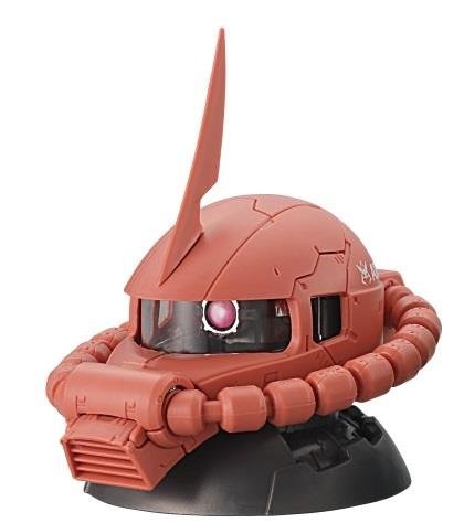 カプセルレスなガシャポン! 約100mmの「ザクヘッド」ディスプレイがワンコインで登場