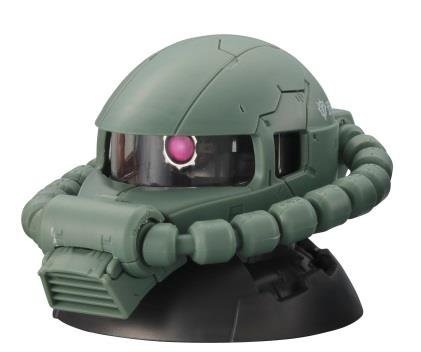 カプセルレスなガシャポン! 約100mmの「ザクヘッド」ディスプレイがワンコインで登場