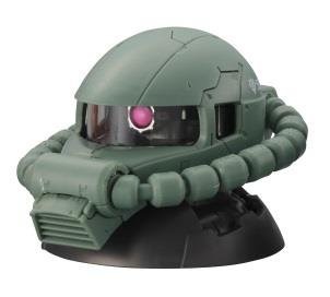 カプセルレスなガシャポン! 約100mmの「ザクヘッド」ディスプレイがワンコインで登場