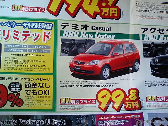 【新車値引き情報】初任給でコンパクトカーを買う。初任給でなくとも可